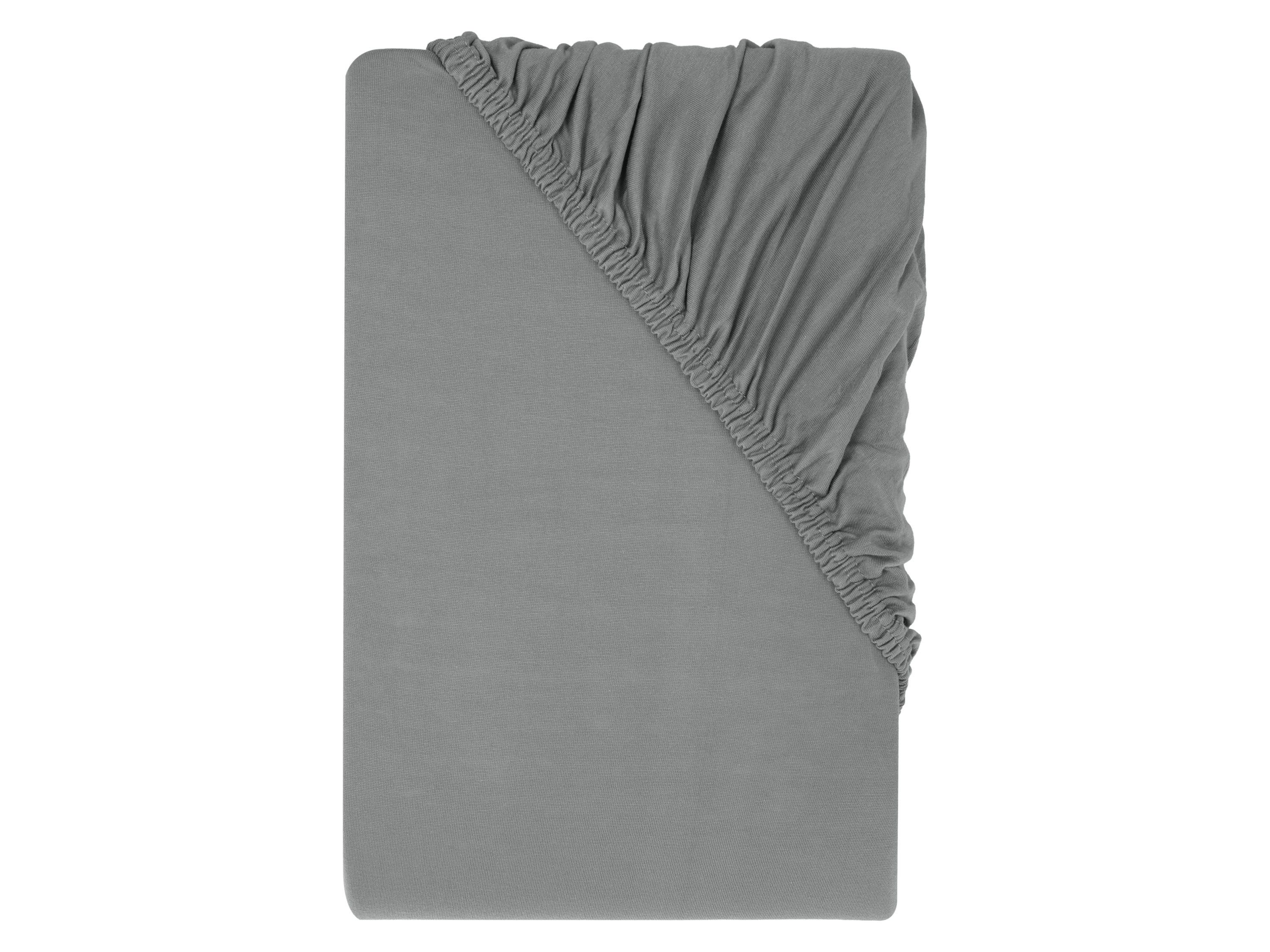 Livarno® Žerzejové napínací prostěradlo, 90–100 x 200 cm (šedá)