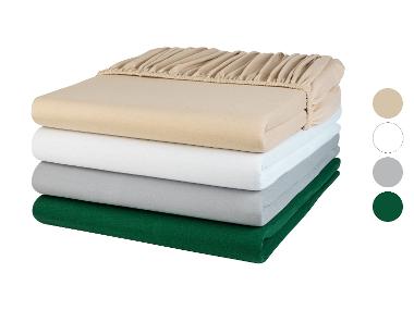 LIVARNO home Žerzejové napínací prostěradlo, 180-200 x 200 cm