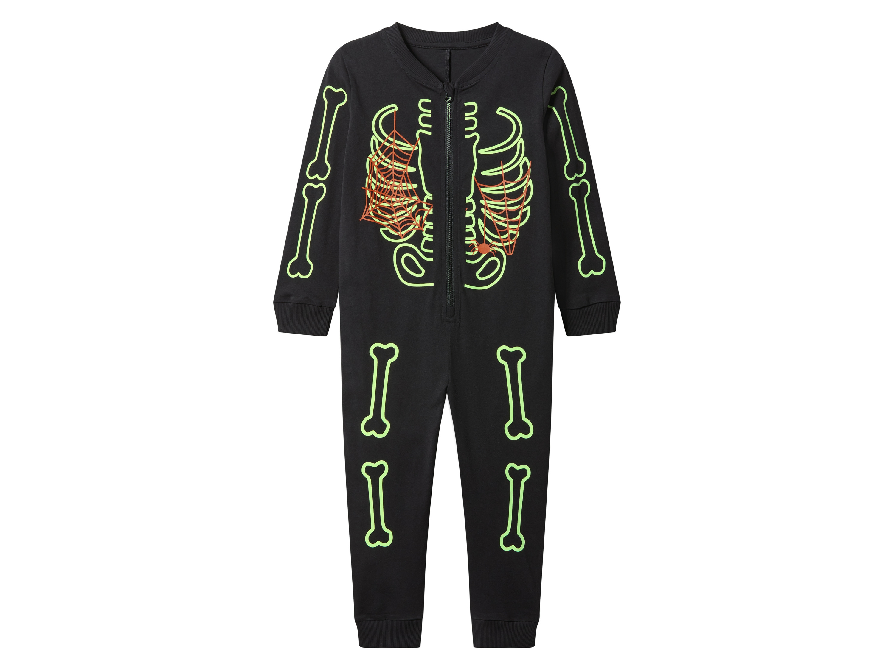 lupilu® Dětský overal na spaní na Halloween (černá, 110/116)