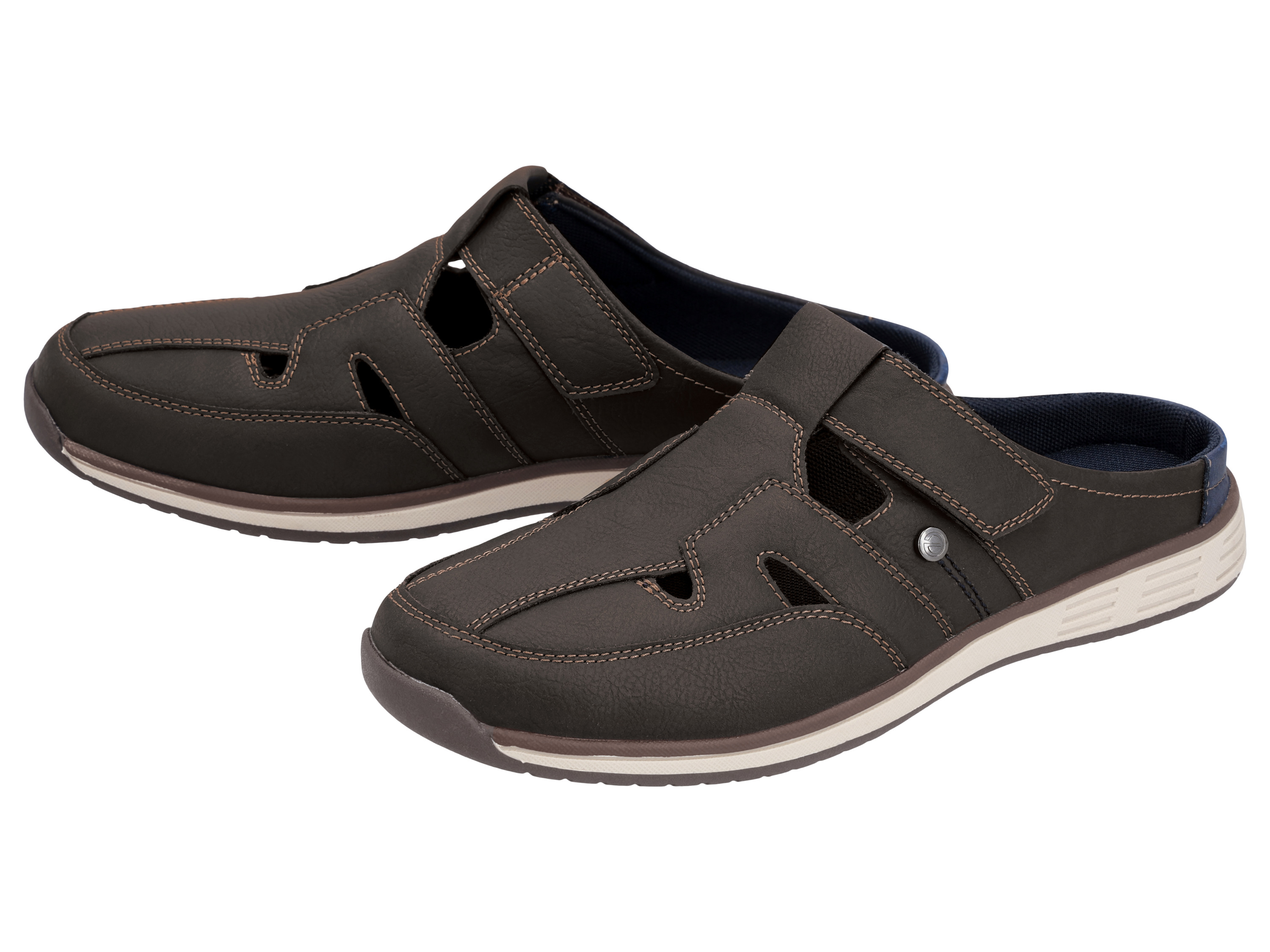 esmara Men Pánské nazouváky (hnědá, 44)