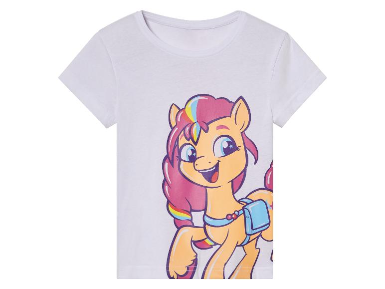 Bílé tričko s potiskem My Little Pony.
