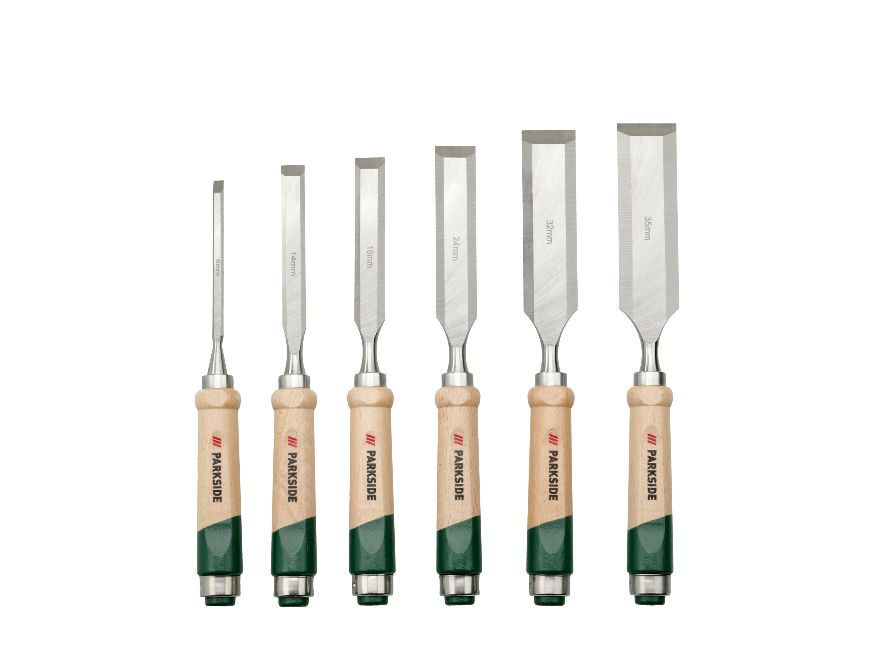 Parkside® Sada dlát / Sada soustružnických nožů (Sada dlát, 6 ks.)