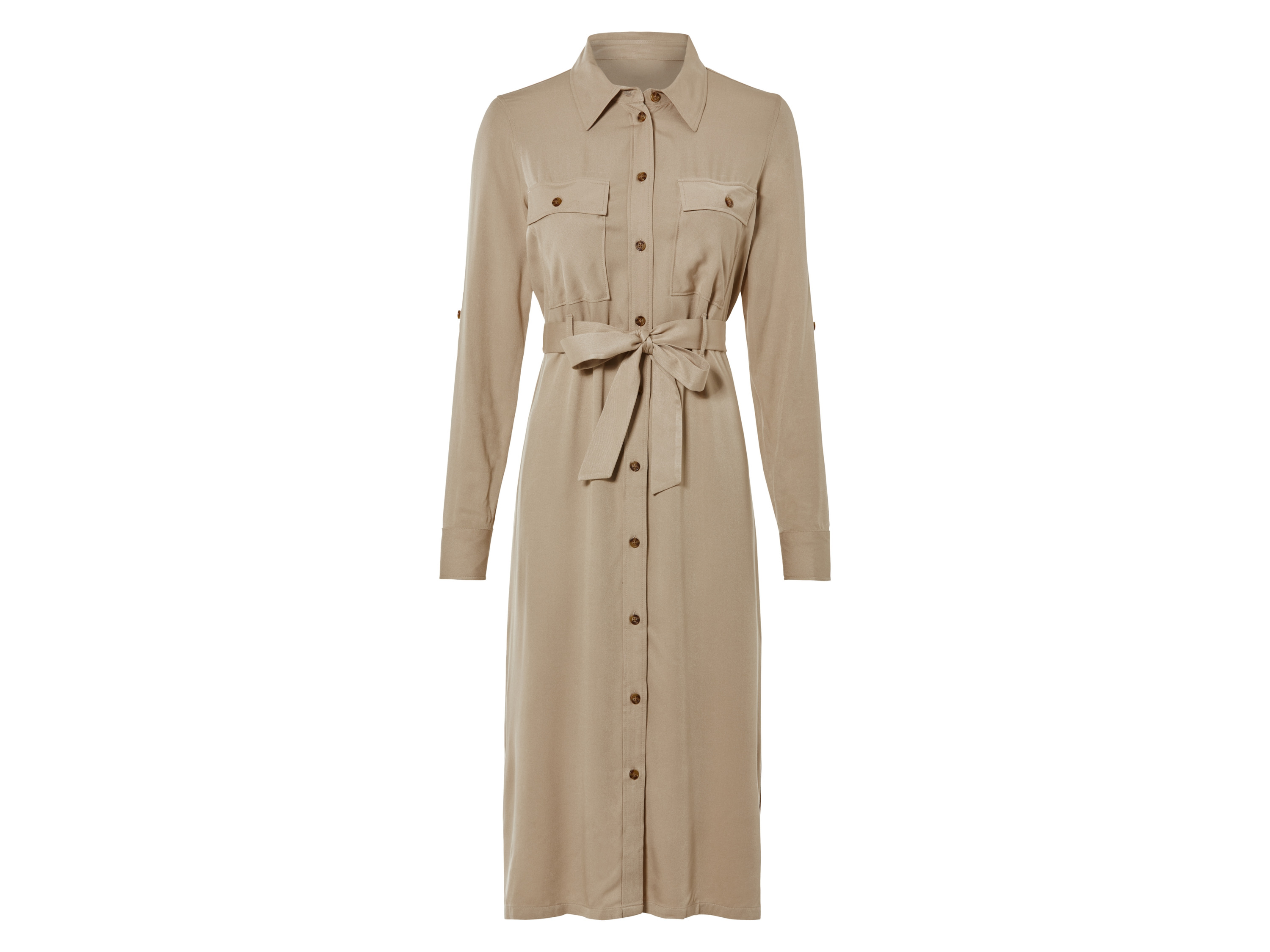 esmara® Dámské košilové šaty (béžová, 34)