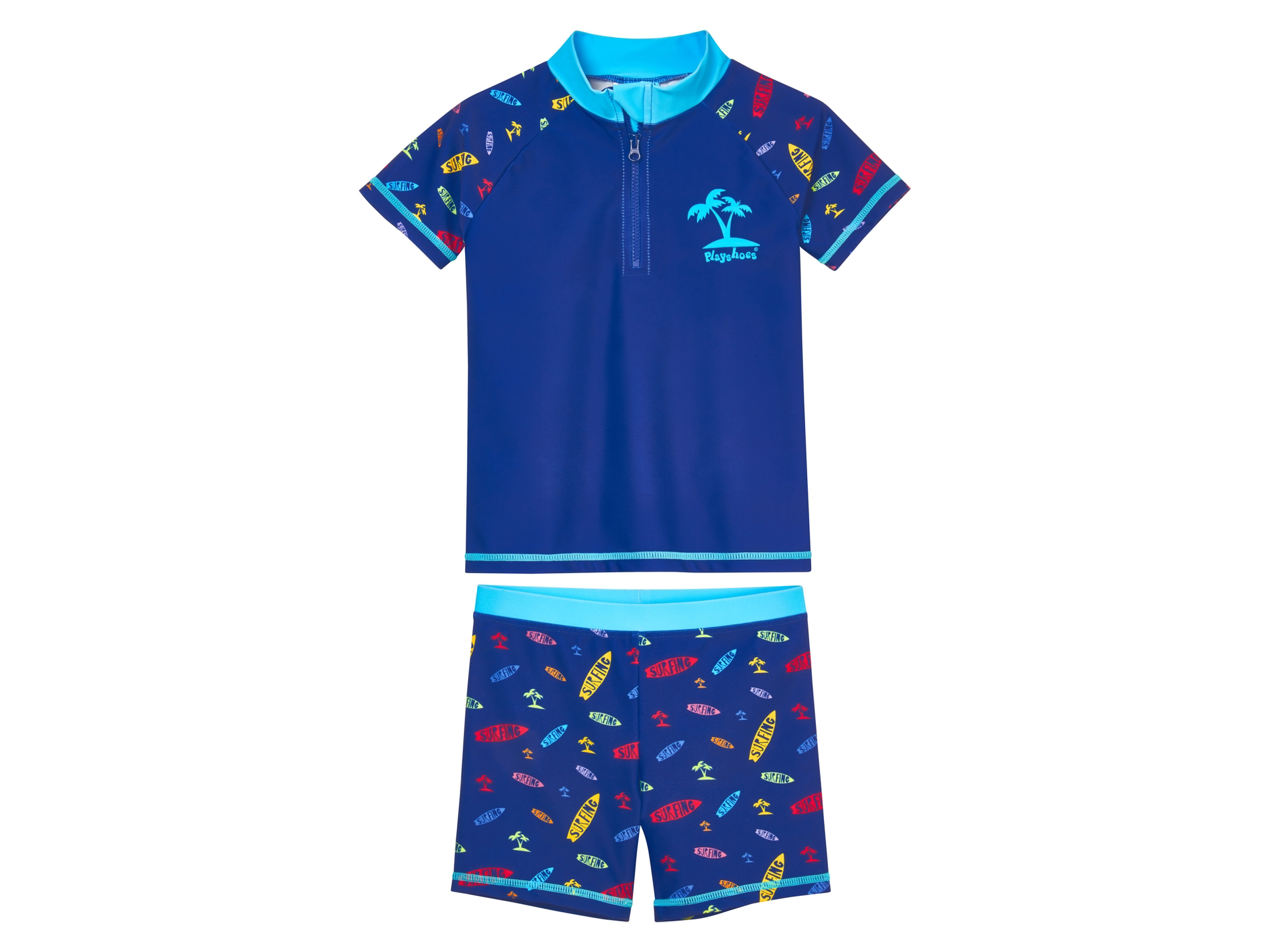 Playshoes Chlapecká koupací souprava s UV ochranou, 2dílná (surfování, 74/80)