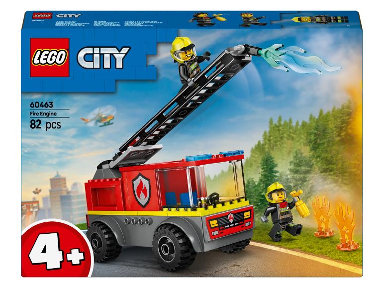 LEGO City 60463 Hasičské auto s 82 dílky a dvěma minifigurkami