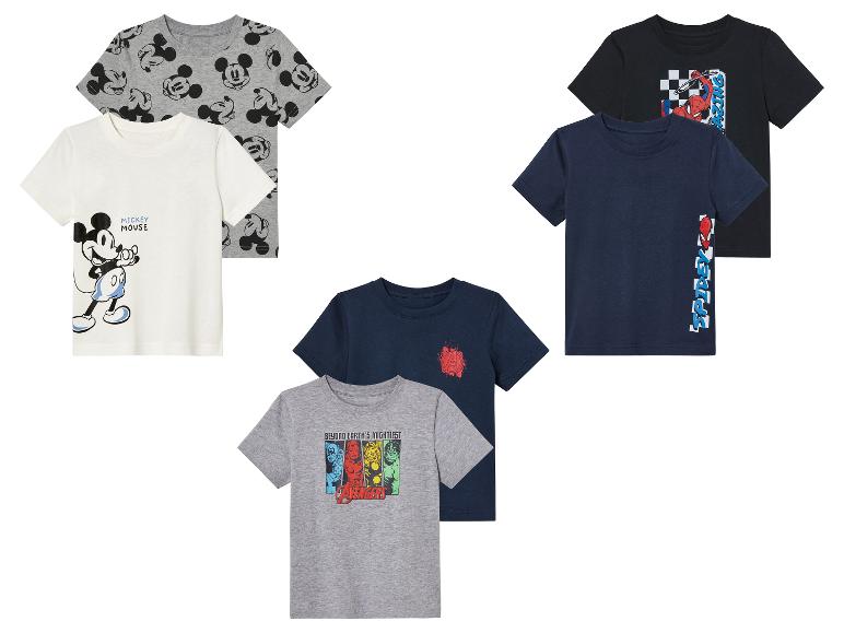 Trička s Mickey Mouse, Spider-Manem a Avengers