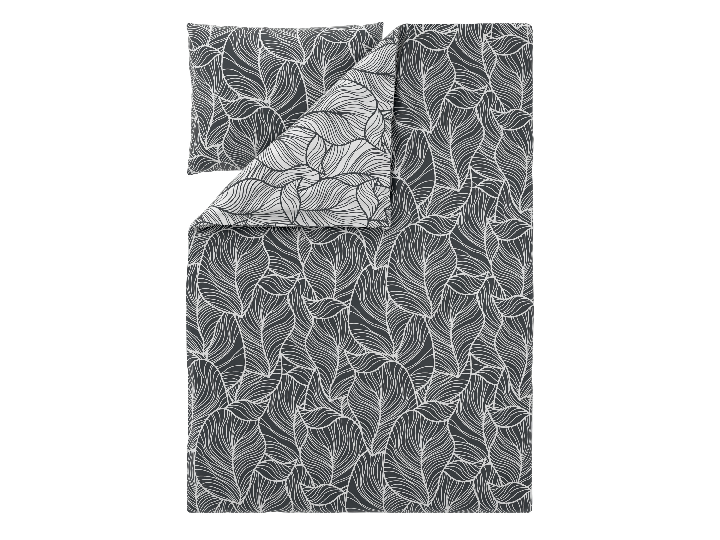 Livarno® Ložní povlečení Renforcé, 140 x 200 cm, 70 x 90 cm (listy)