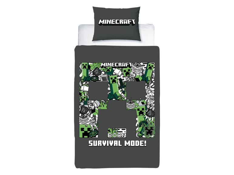 Minecraft povlečení s potiskem Creepera.