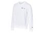 Bílá Champion mikina s dlouhými rukávy.