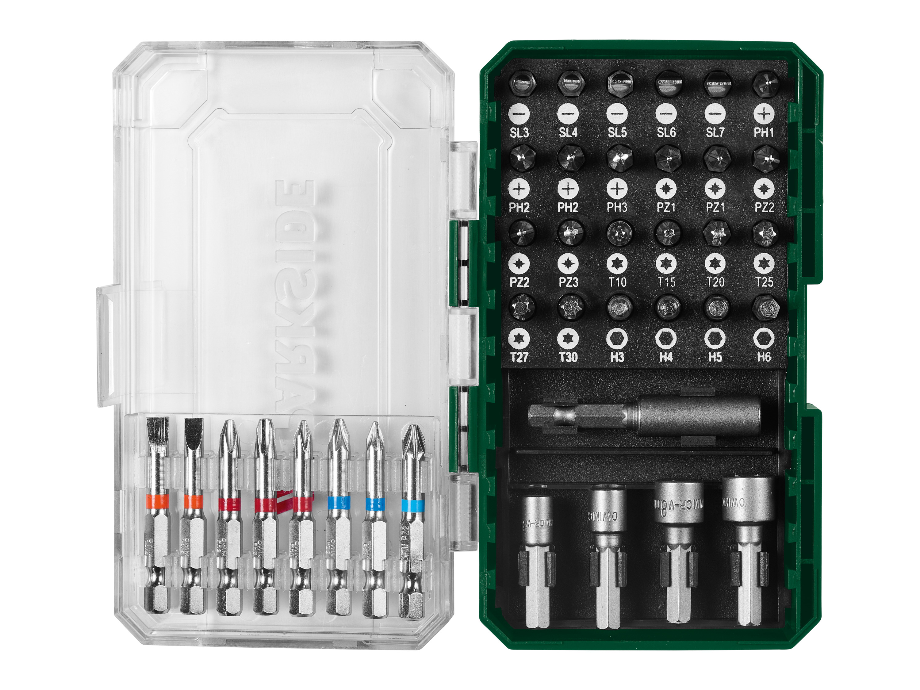 Parkside® Sada vrtáků / bitů PBB 4 C2 (sada bitů)