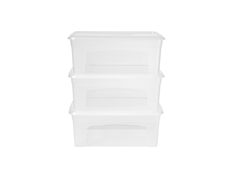  Zobrazit na celou obrazovku LIVARNO home Sada úložných boxů, 3/4dílná - Obrázek 4