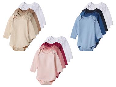 lupilu® Dětské body s BIO bavlnou, 5 kusů