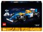 Závodní auto LEGO Icons Williams Racing FW14B a minifigurka Nigela Mansella.