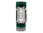Zelená LED pracovní lampa s více světly.