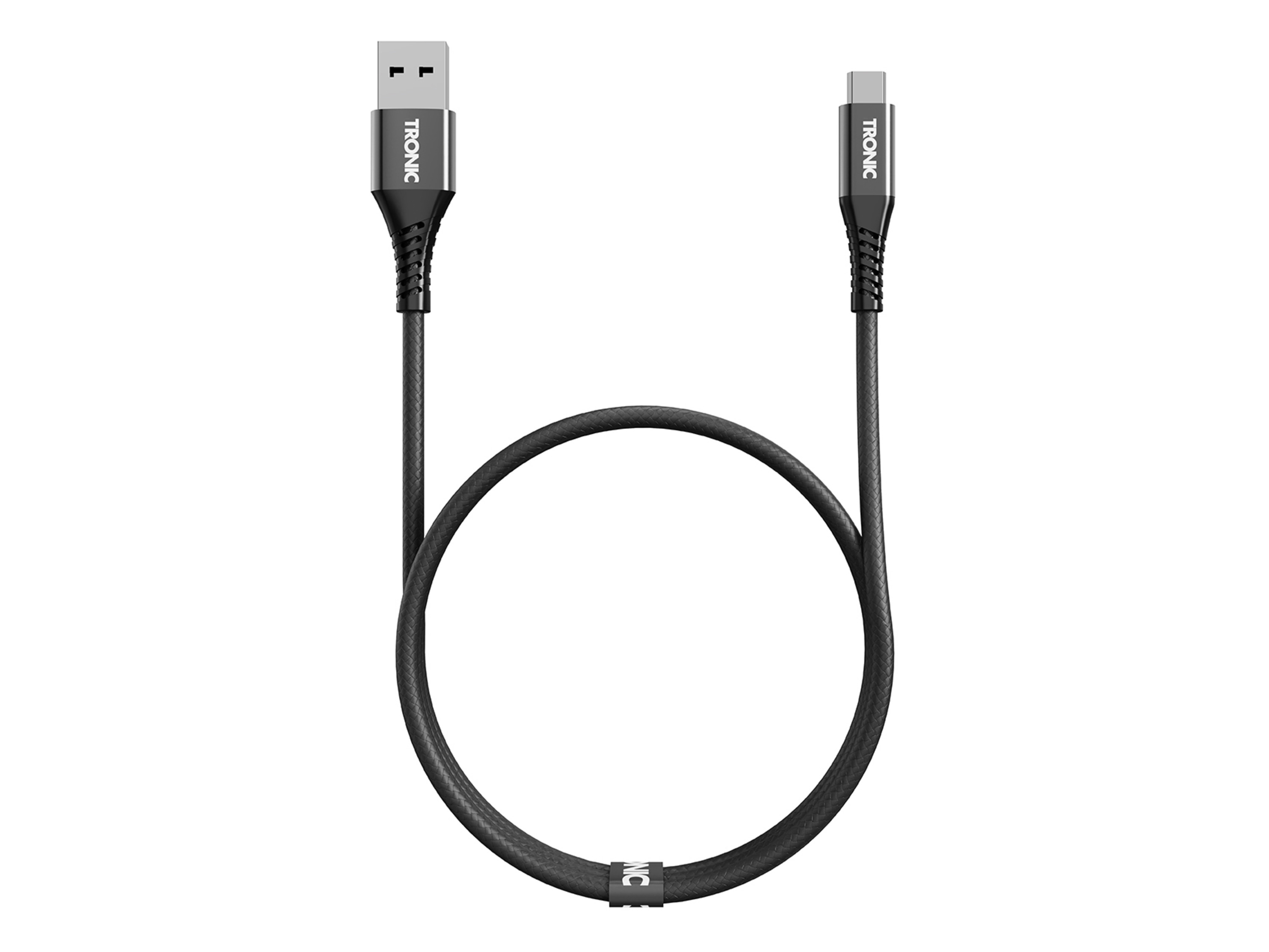 Tronic® Nabíjecí a datový kabel, 1 m (Usb-A - micro-USB/černá)