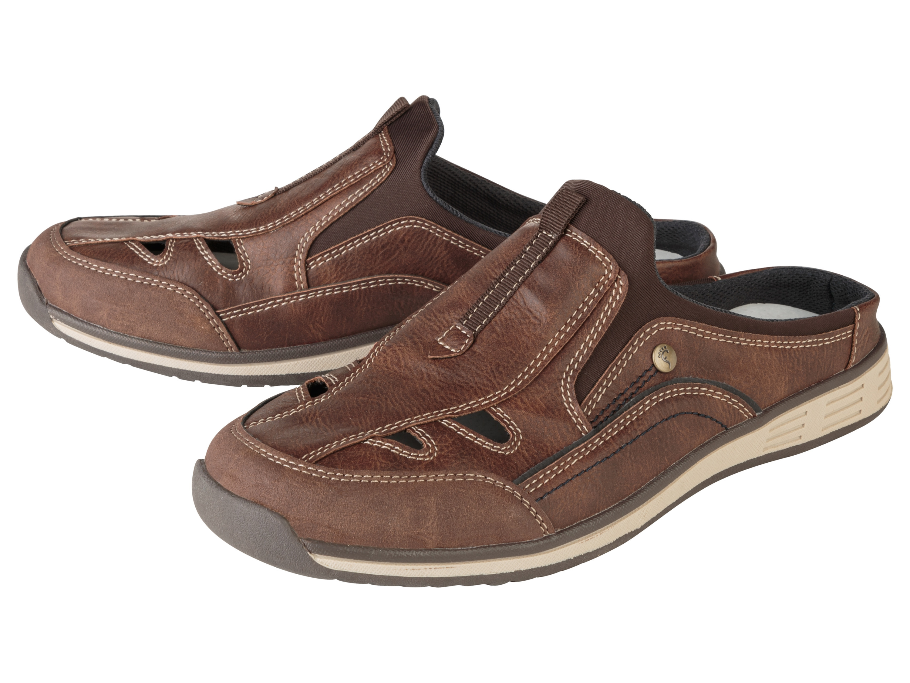 Pánské nazouváky (hnědá, 43)