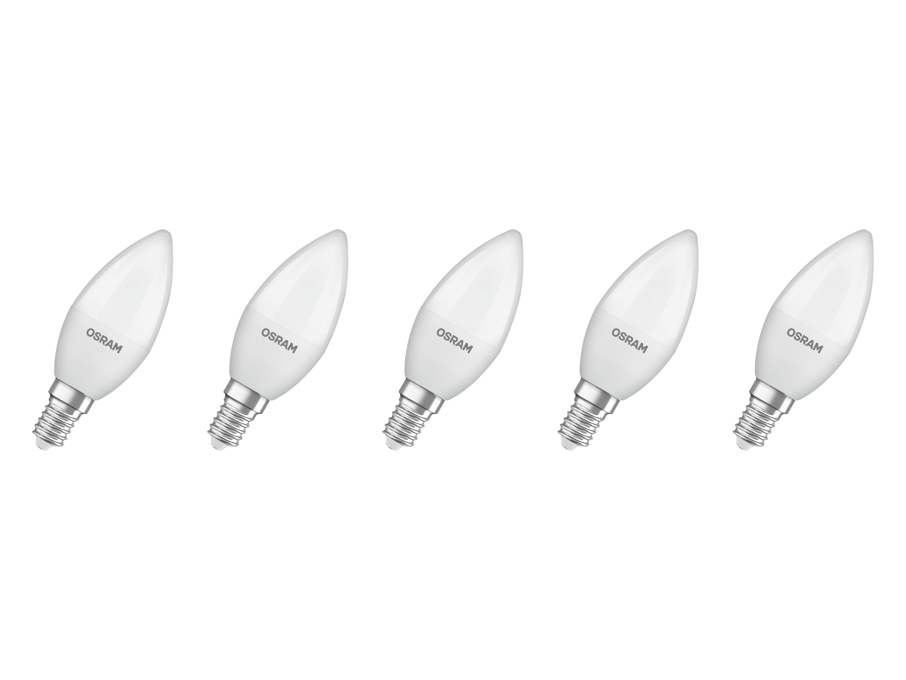 Osram LED žárovka »Led Base Retro«, 5 kusů (Clb40, E14, 470lm, matná)
