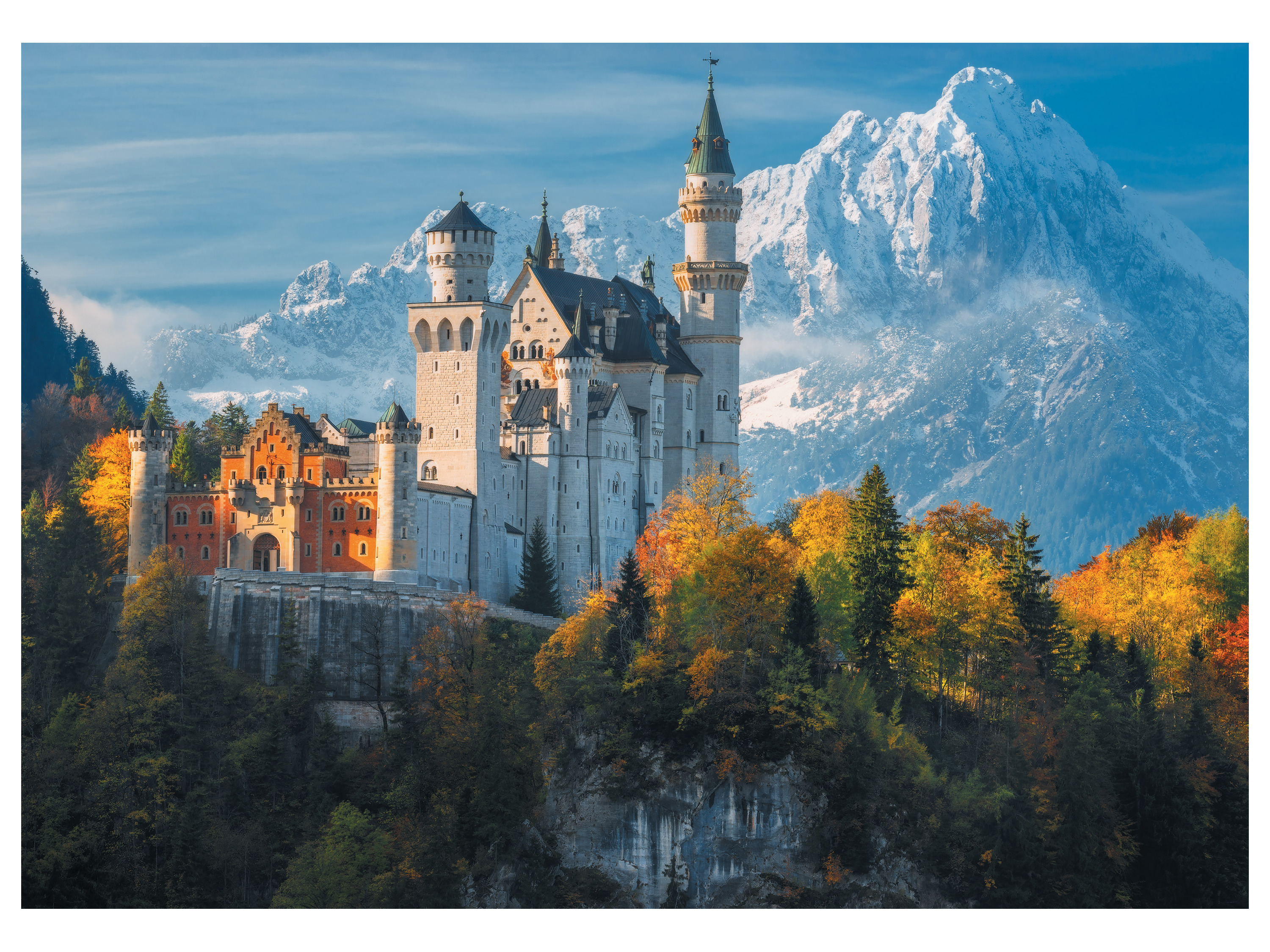 lupilu® Puzzle, 1 000 dílků (zámek Neuschwanstein)