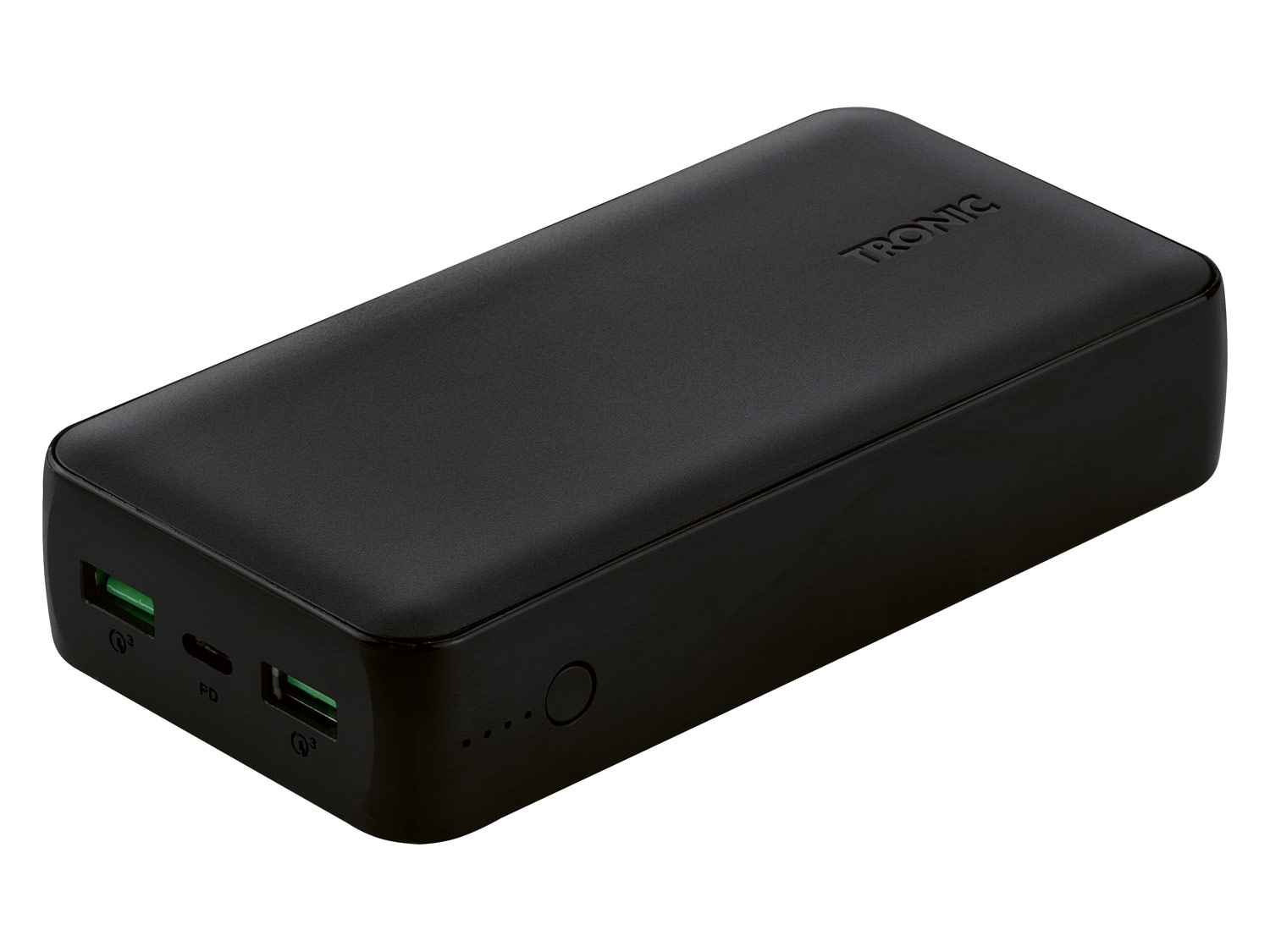Tronic® Powerbanka 20 000 mAh, Usb-C PD, Usb-A Quick Charge™ 3.0 (černá)
