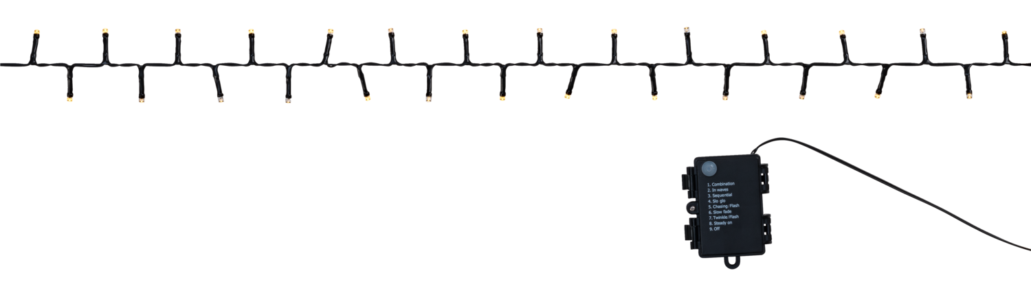 Livarno® Světelný LED řetěz (teplá bílá)