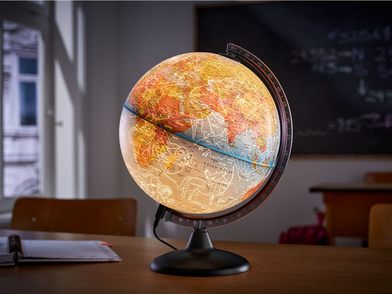  Zobrazit na celou obrazovku LIVARNO home Svíticí glóbus, Ø 25 cm - Obrázek 3