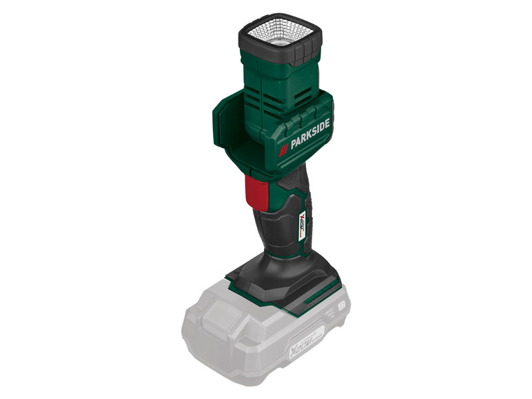 Bezdrátová lampa Parkside s baterií X20V.