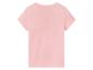 Růžové dětské tričko s krátkým rukávem.