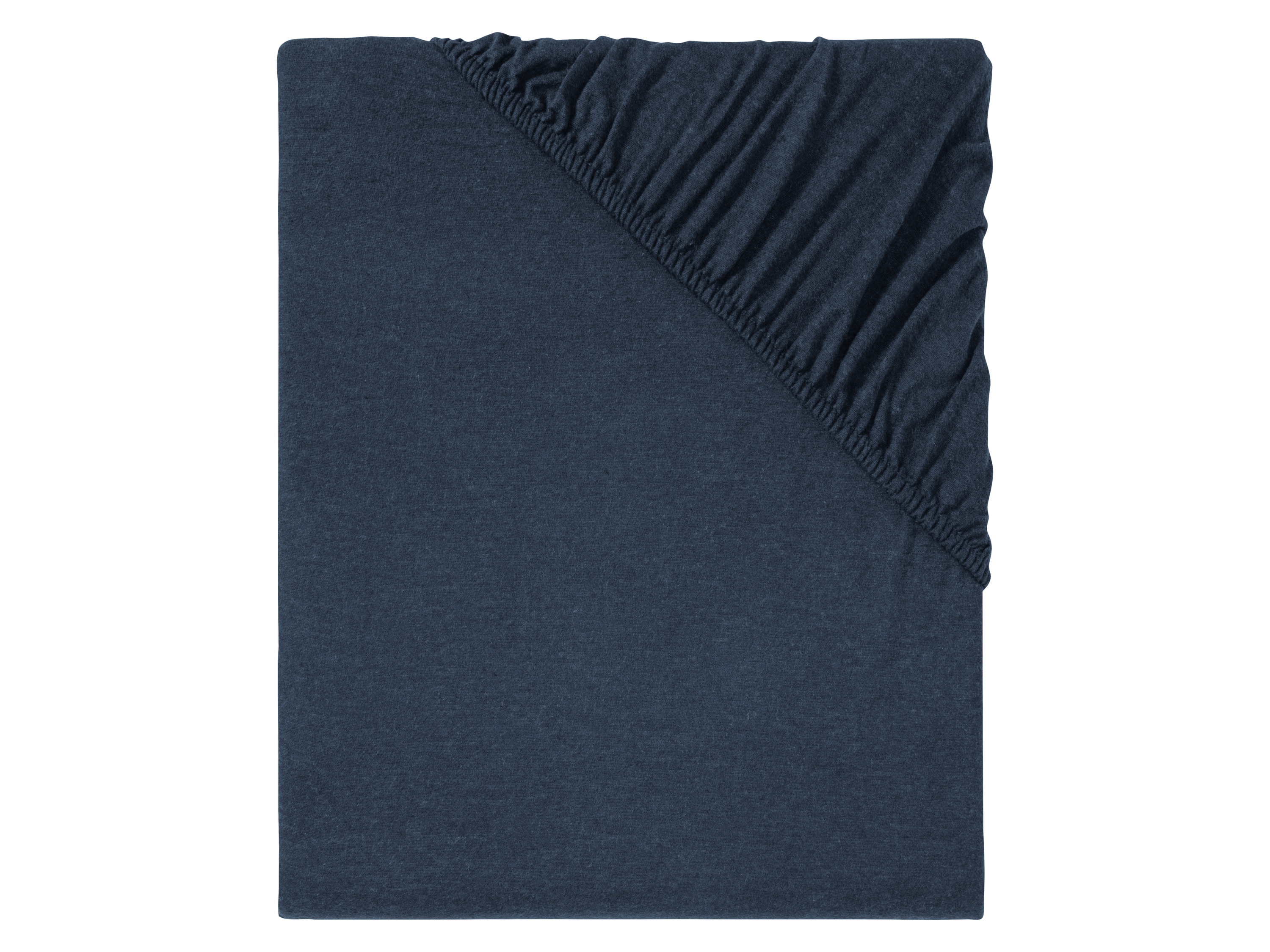 Livarno home Napínací prostěradlo z jemného flanelu, 180-200 x 200 cm (navy modrá)