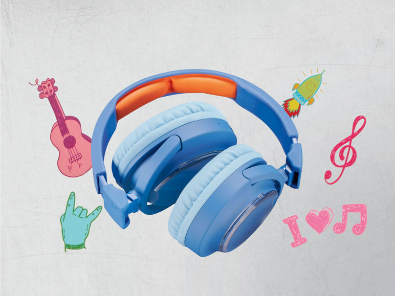  Zobrazit na celou obrazovku SILVERCREST® Dětská bezdrátová sluchátka Rhythm Kids SKRK 30 A1 - Obrázek 7