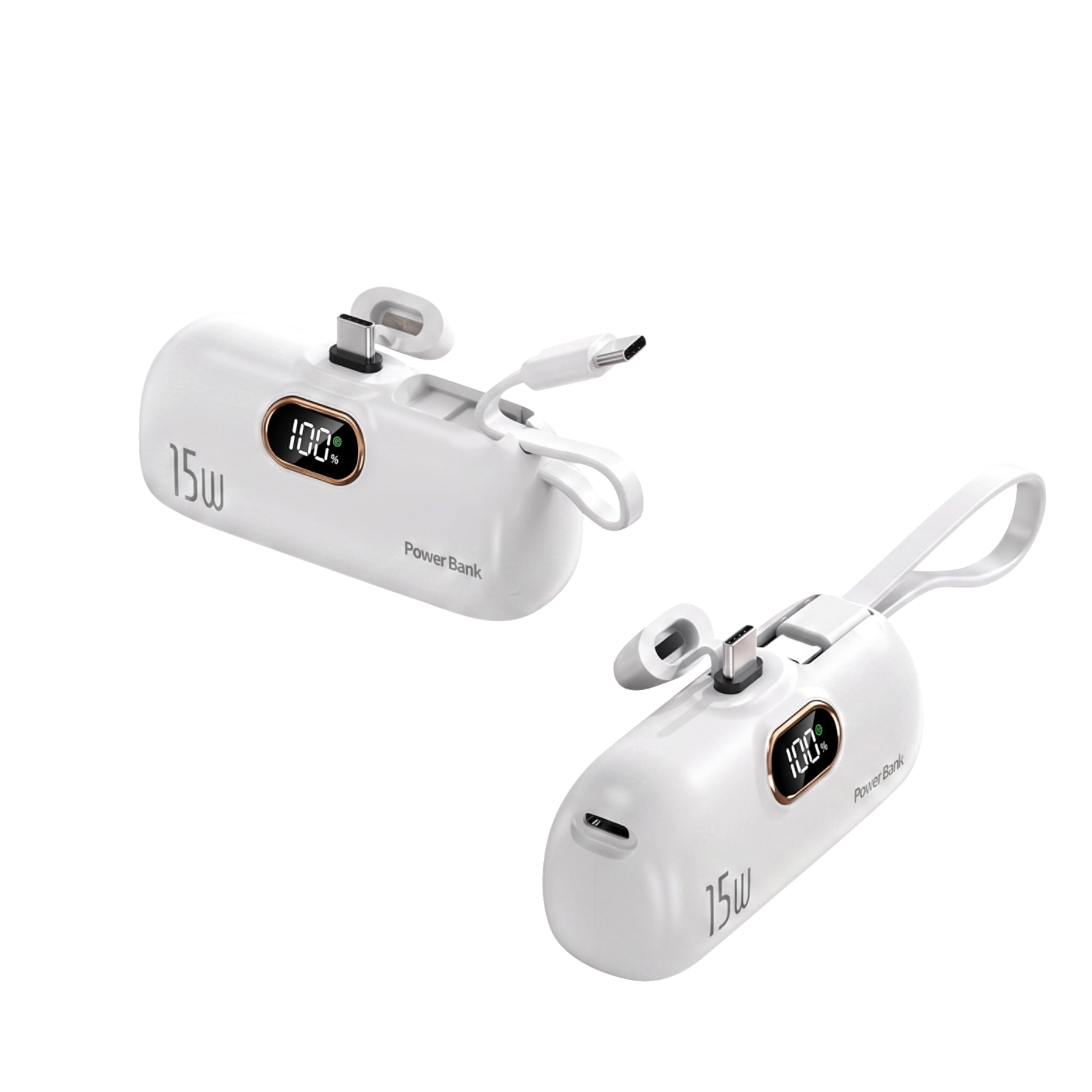 Vale Mini powerbanka 5 000 mAh, Usb-C (bílá)