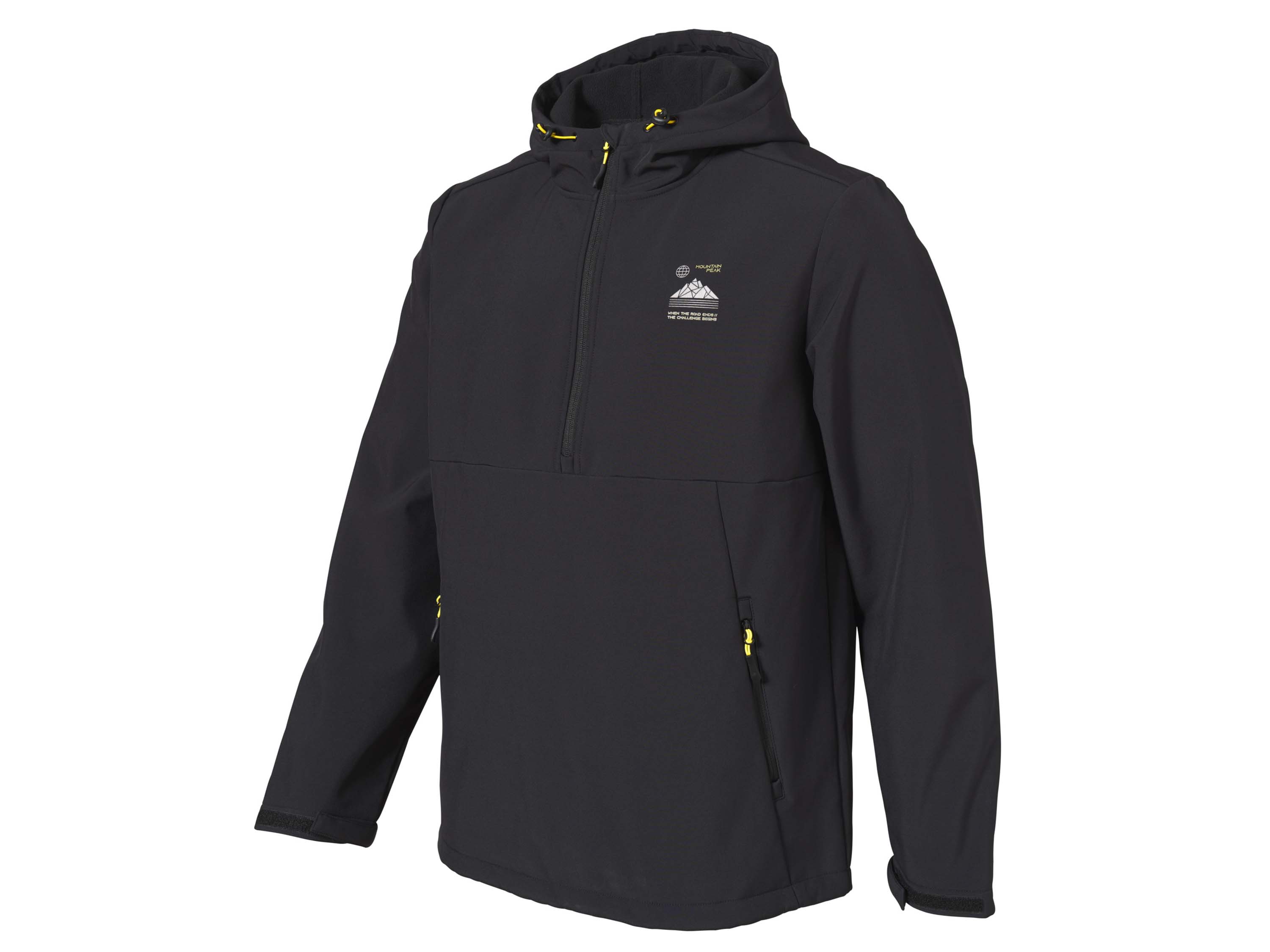 Crivit Pánská softshellová bunda Halfzip (černá, L (52/54))