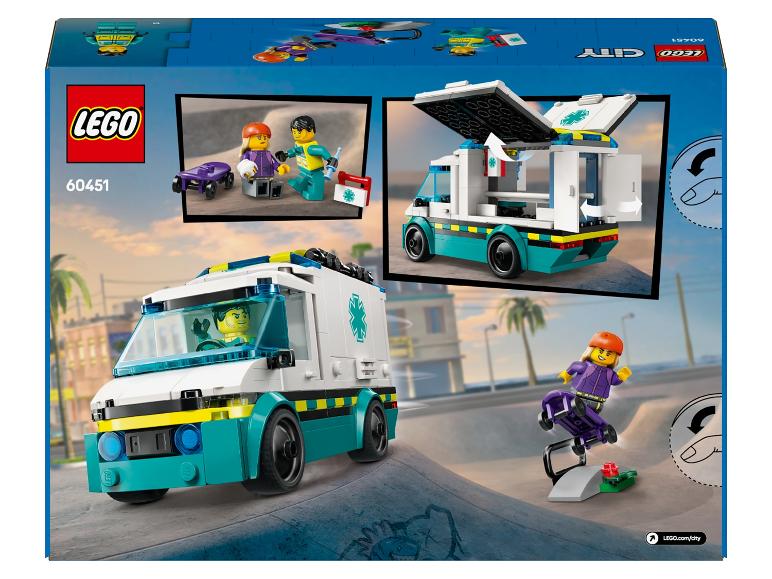 LEGO City: sanitka a skatepark.