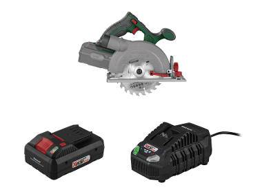 Aku ruční okružní pila PHKSA 20-Li C4, Smart 4 Ah