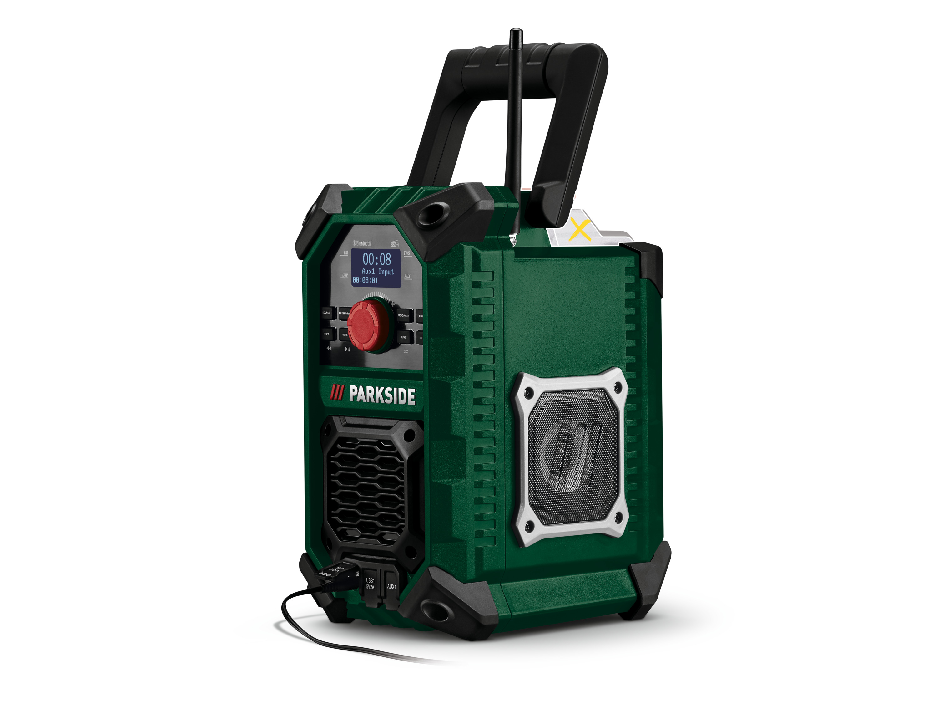 PARKSIDE® Aku stavební rádio PBRA 20-Li B2 – bez akumulátoru a nabíječky