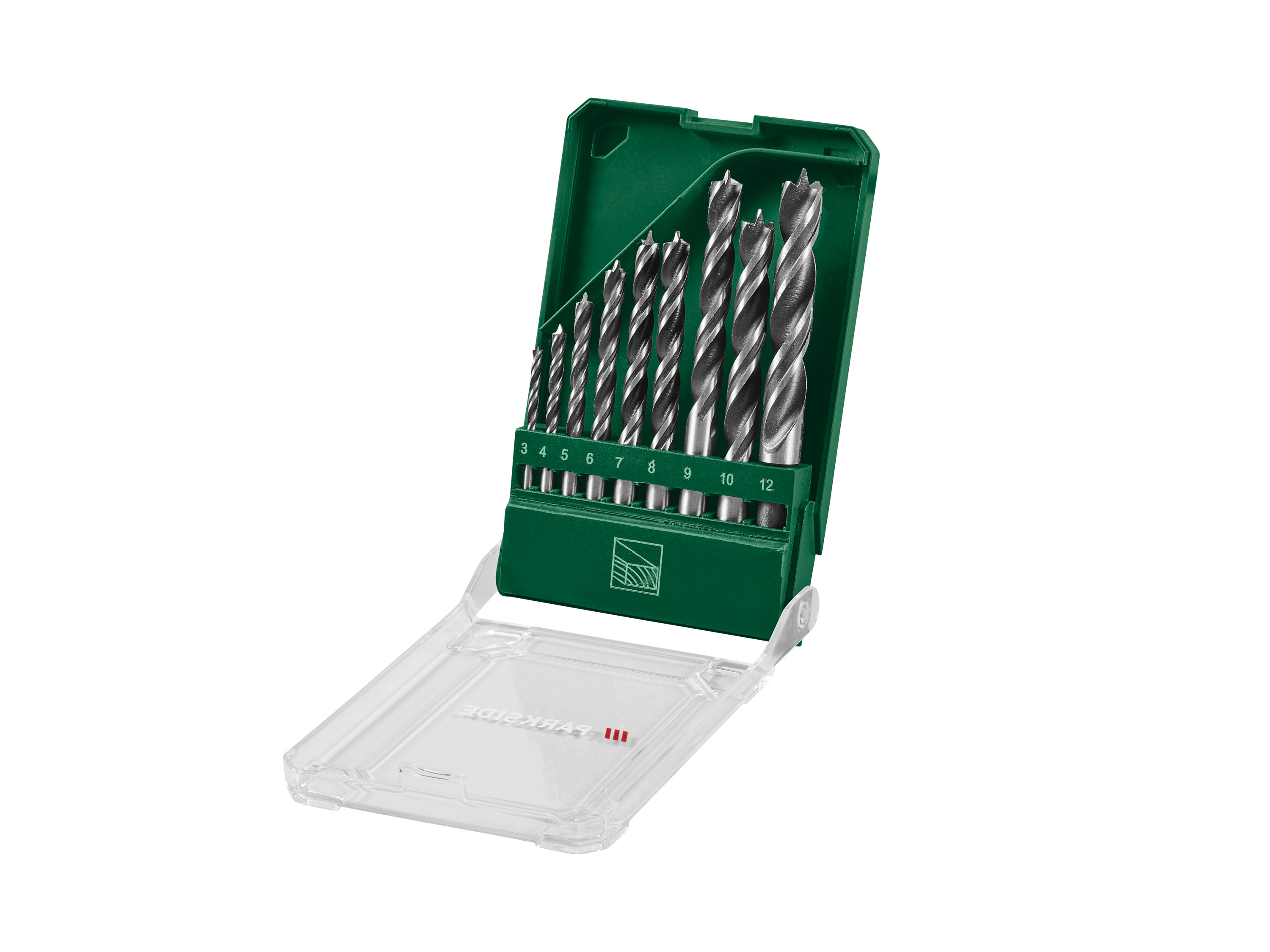 Parkside® Sada multifunkčních vrtáků (sada vrtáků do dřeva, 9dílná)
