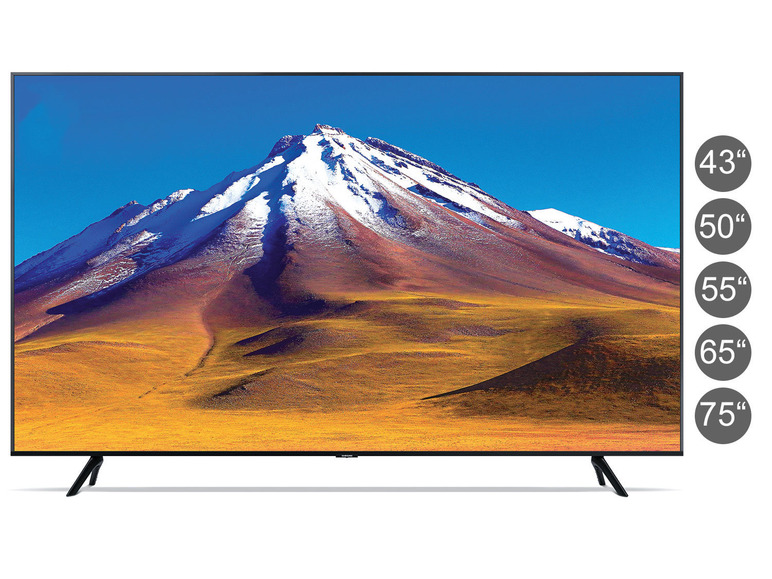  Zobrazit na celou obrazovku SAMSUNG Smart TV Crystal UHD 4 K, GU TU6979UXZG, 43″, 50″, 55″ - Obrázek 1