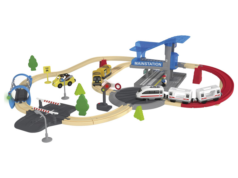  Zobrazit na celou obrazovku Playtive Dřevěná železnice City Express / Dinoland - Obrázek 2