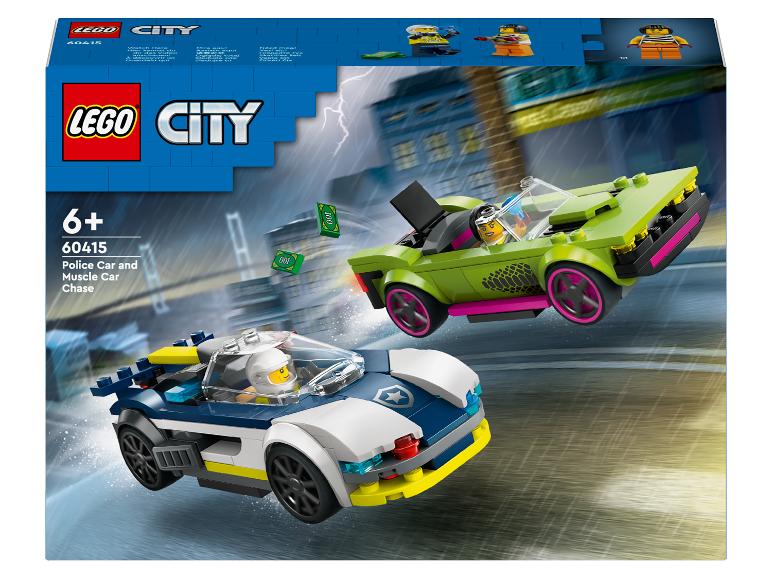 LEGO City 60415 Policejní auto a honička s muscle carem