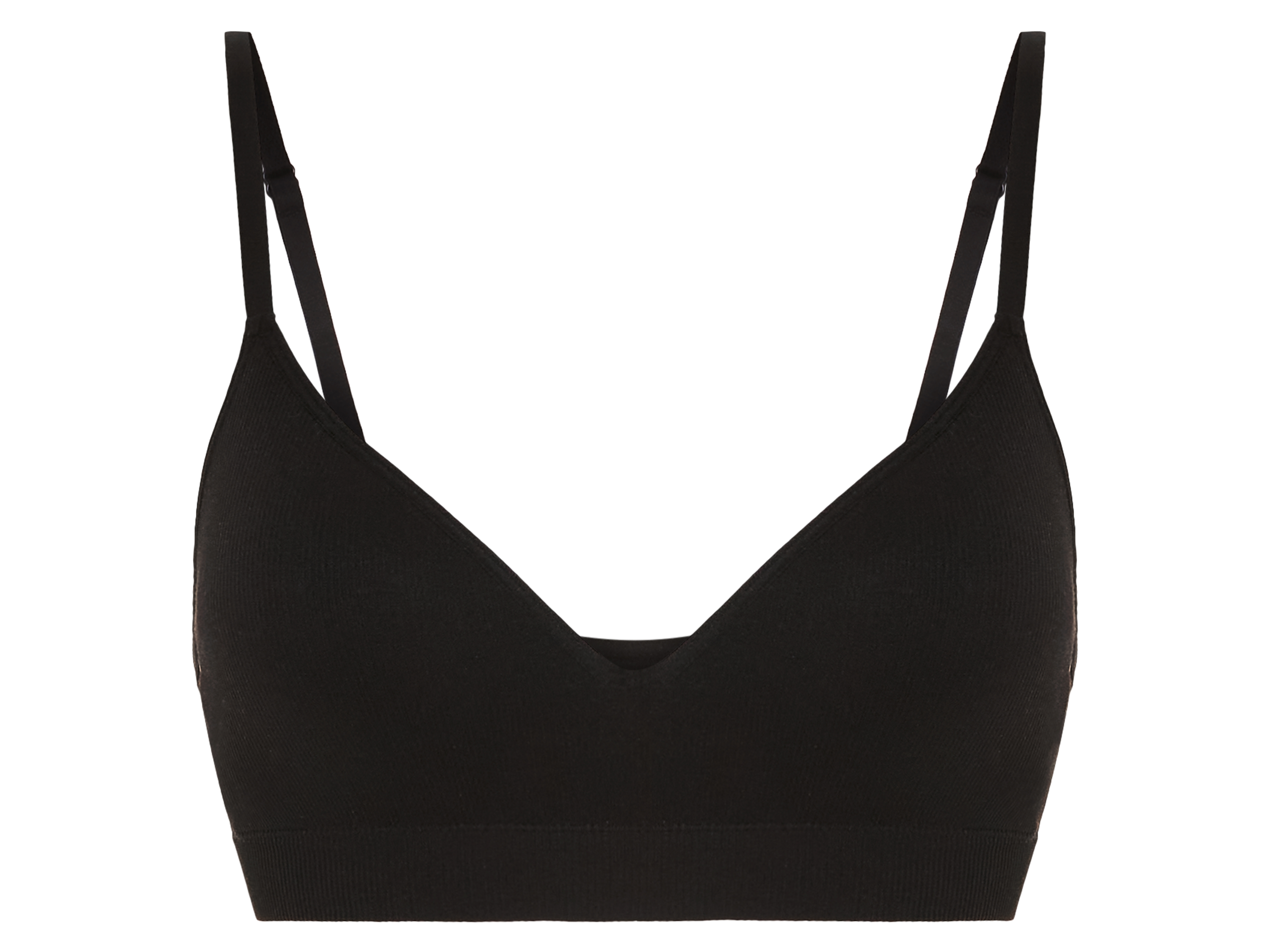 esmara® Dámská bezešvá podprsenka (černá, 85B)