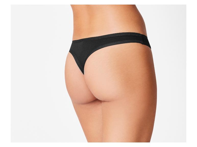 Černé dámské tanga