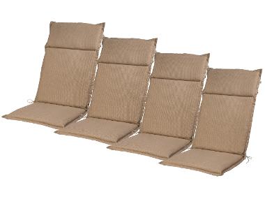 Sada potahů na křeslo Houston, 120 x 50 x 4 cm, 4dílná, béžová