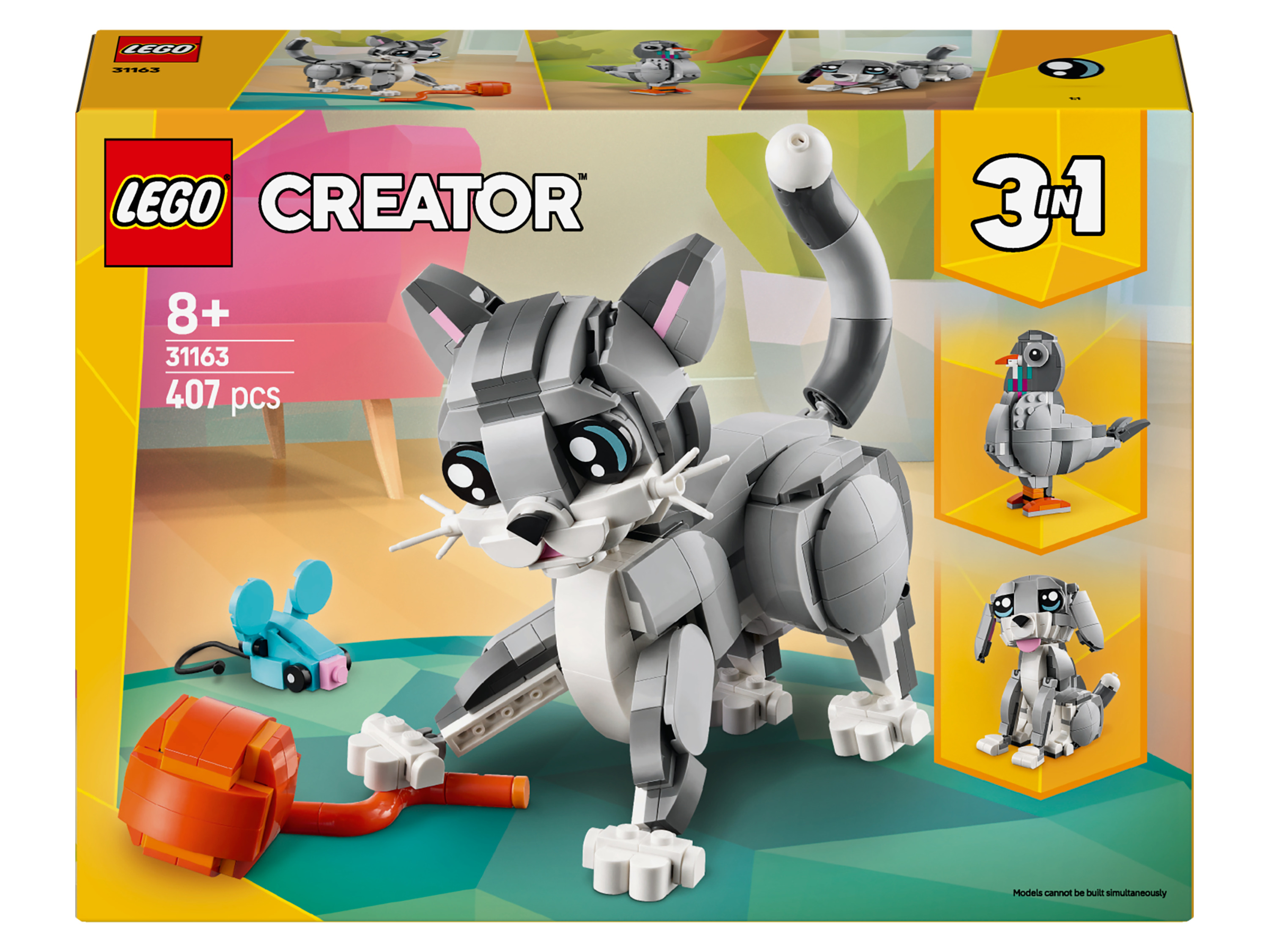 LEGO® Creator 3v1 31163 Hravá kočka