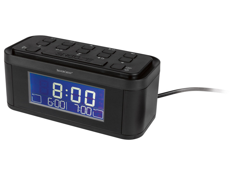  Zobrazit na celou obrazovku SILVERCREST® Radiobudík DAB+ Big Button SDR 50 A2 - Obrázek 3