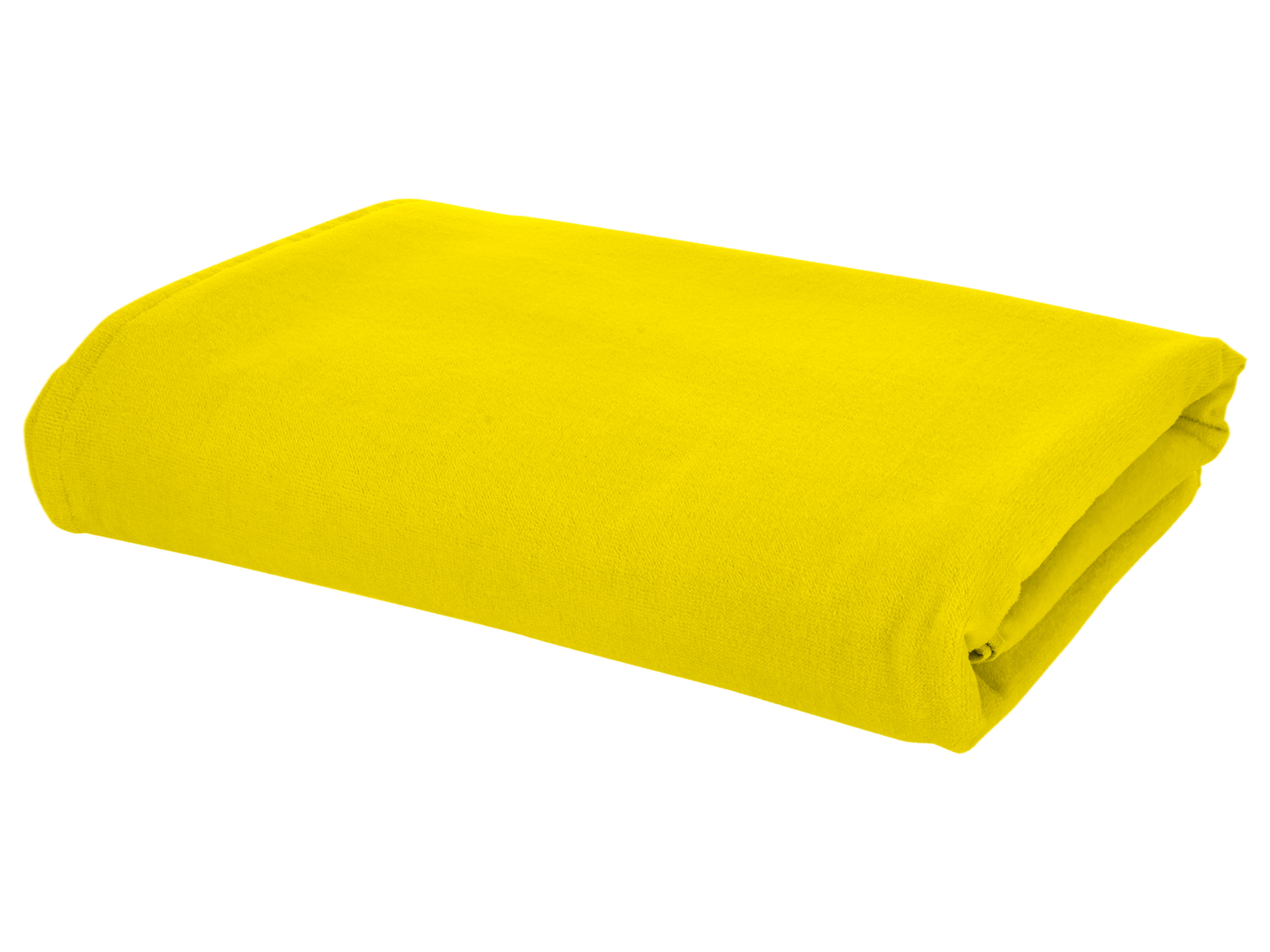 Plážová froté osuška Lidl, 85 x 170 cm (žlutá)