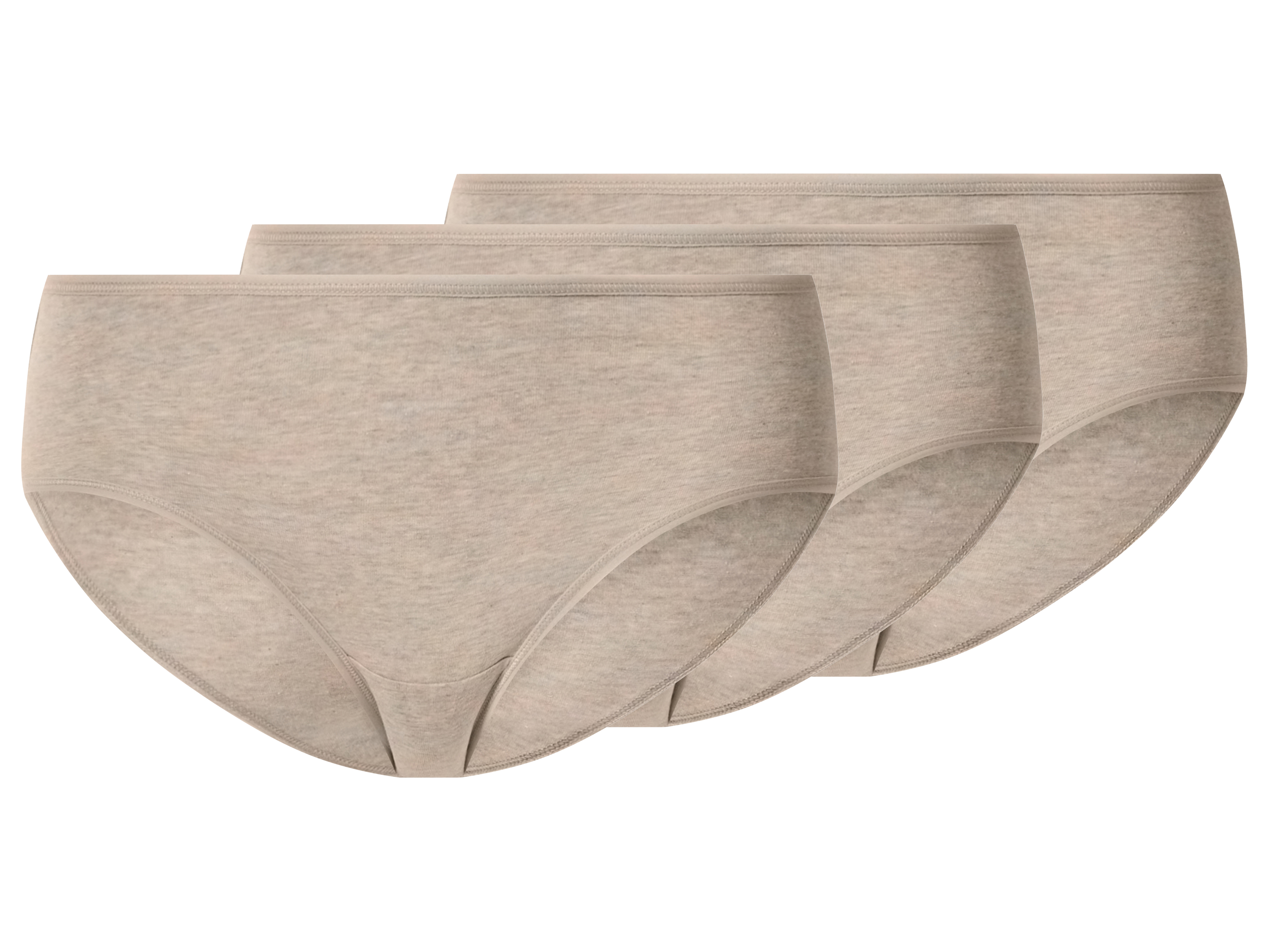 esmara® Dámské kalhotky Hipster, 3 kusy (béžová, M(40/42))