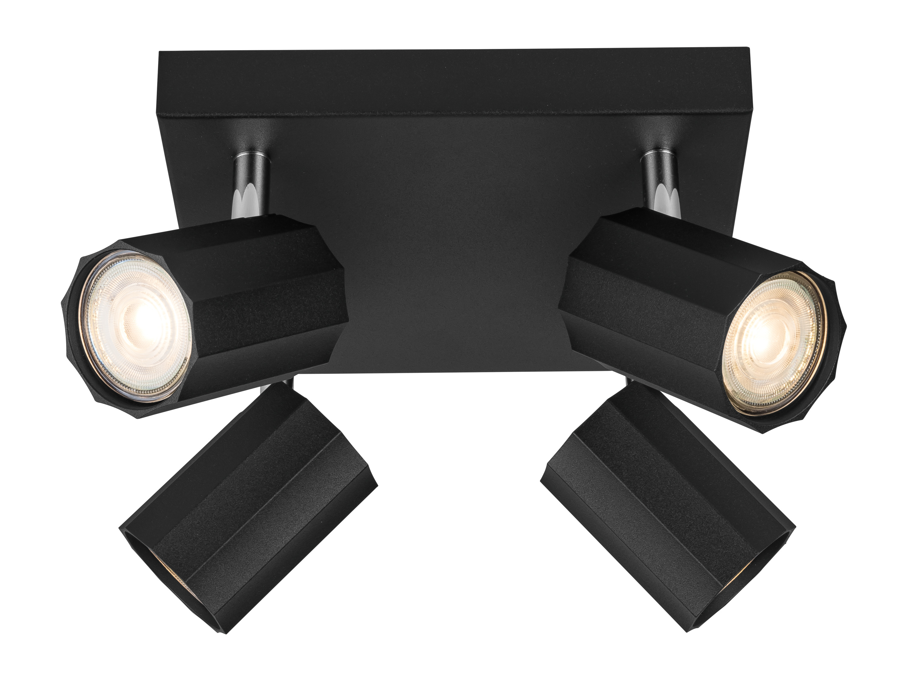 Livarno home Stropní / Nástěnné LED svítidlo Theia (stropní svítidlo bodové/černá)