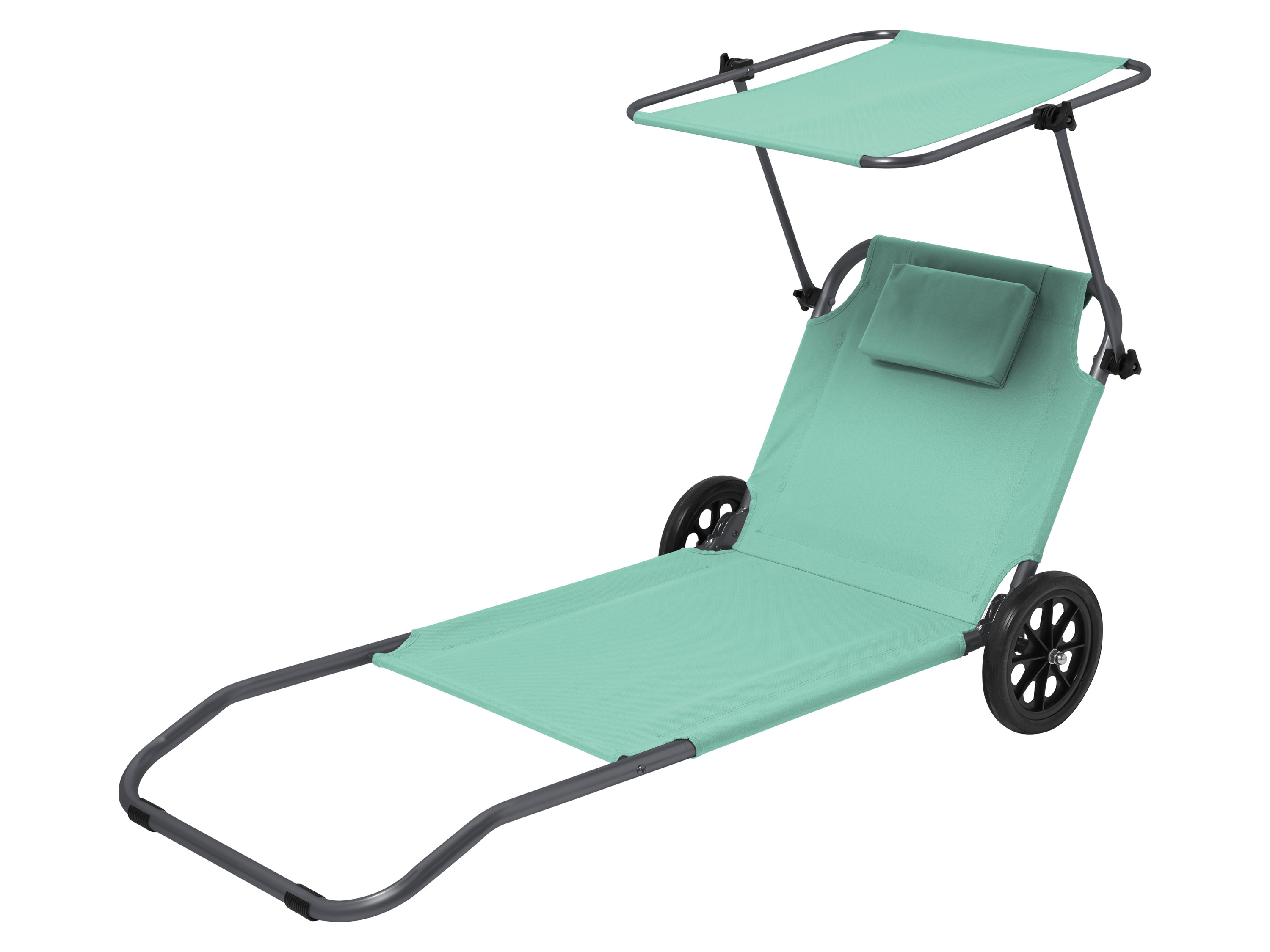 Crivit Lehátko s kolečky (tyrkysová)