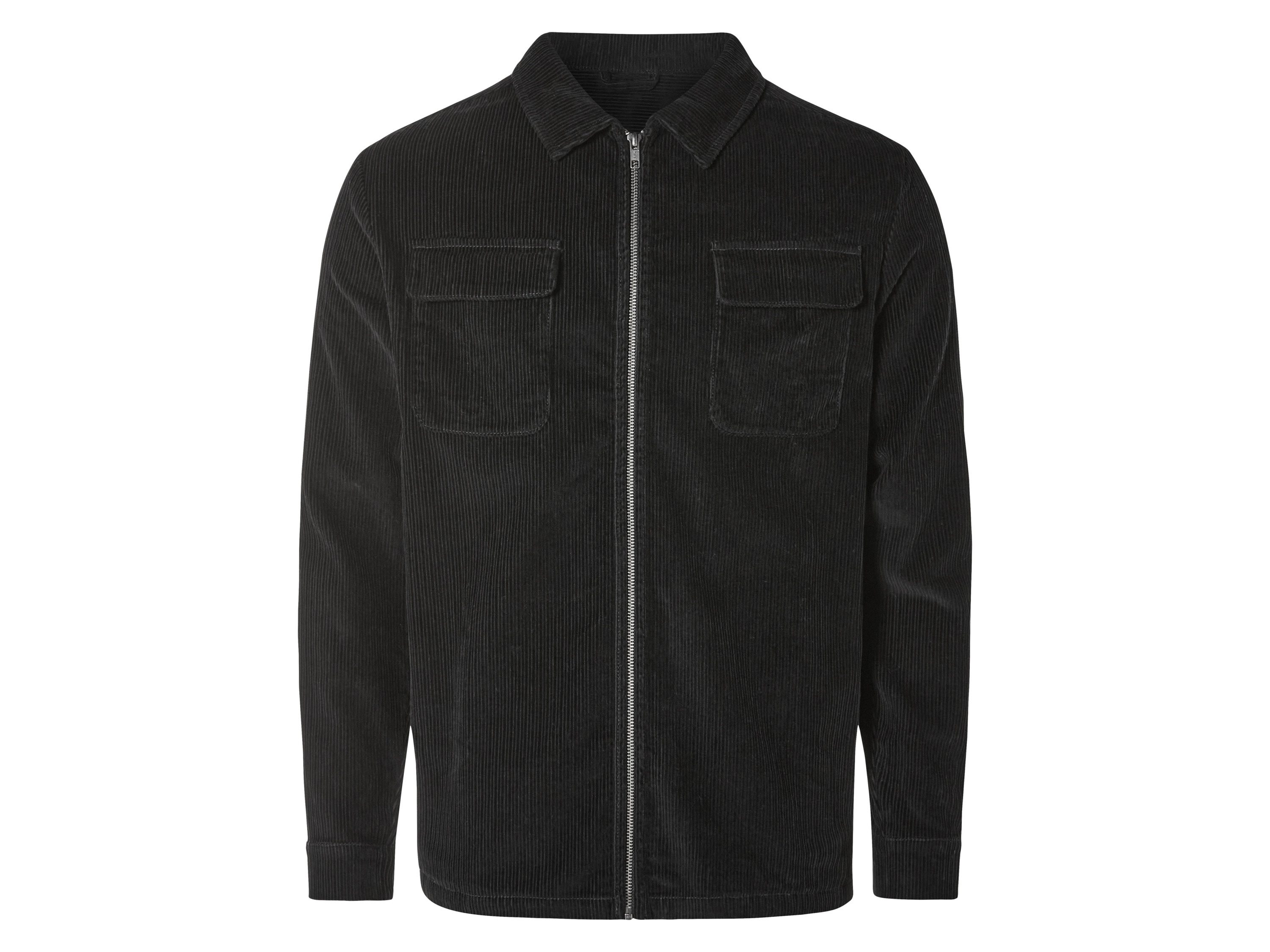 Livergy® Pánská manšestrová bunda (XL (56/58), černá)