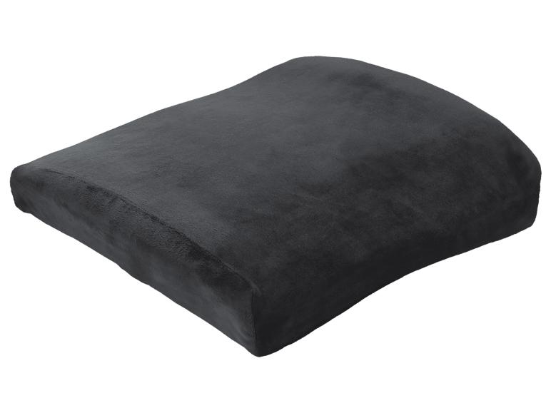 Ergonomický tmavě šedý bederní polštář