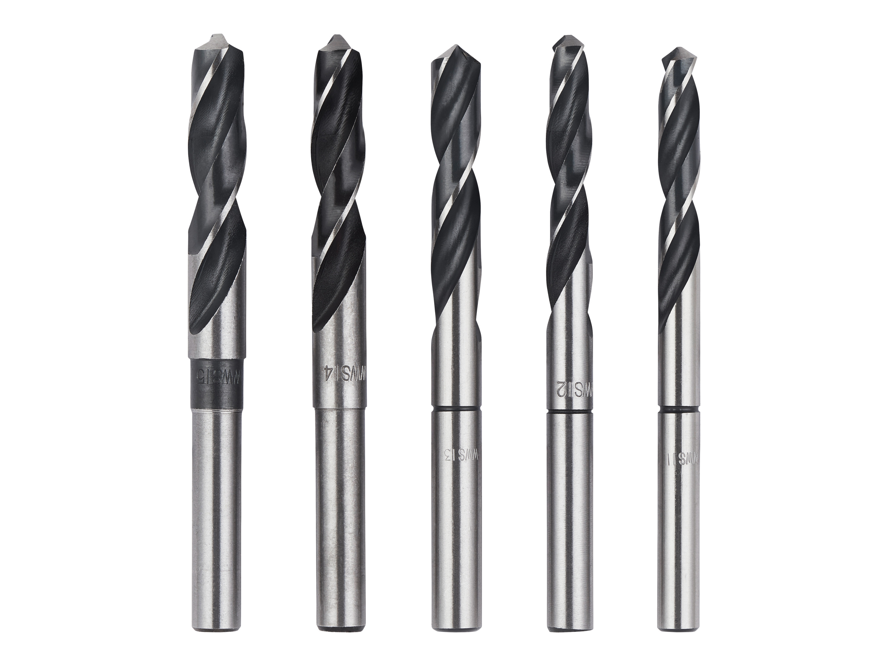 Parkside® Sada spirálových vrtáků HSS (spirálové vrtáky, 5dílná sada)